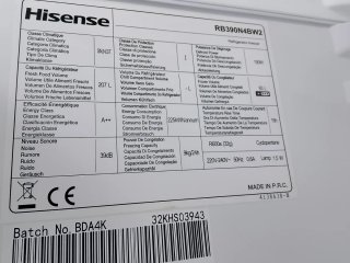 Nevera Hisense Blanca