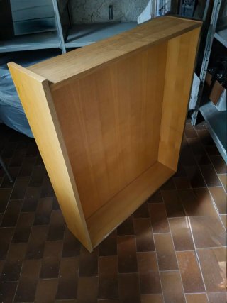 Letto singolo doghe + cassetto contenitore a rotel