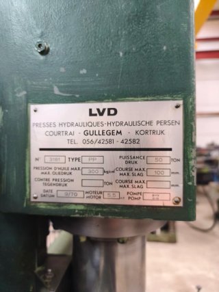 Plegadora LVD 3000x50tn Hidráulica