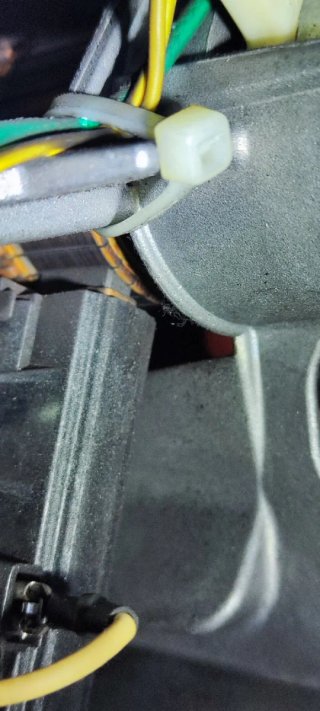 Motor lavadora Zanussi con cableado
