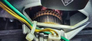 Motor lavadora Zanussi con cableado