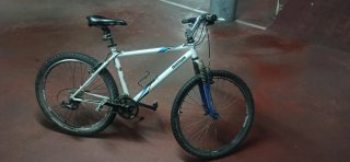 Bicicleta Decathlon Blanca