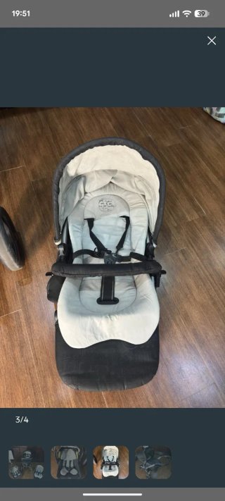 Carrito Jane Rider + Capazo Trio