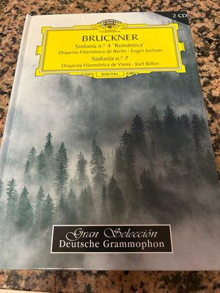 Bruckner 2 CDs Sinfonías 4 y 7 + Libro