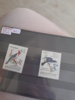 Sellos Argentina Pro Infancia Aves
