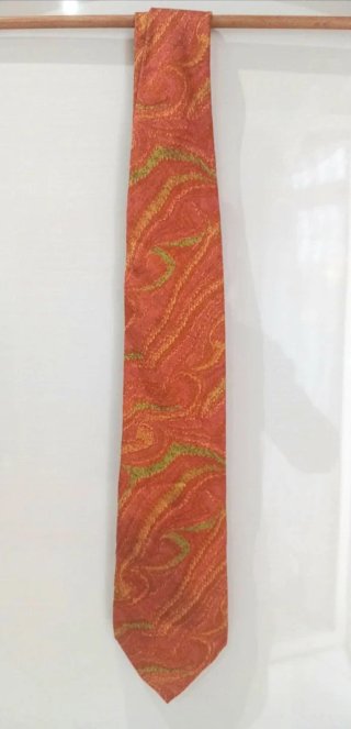 Cravatta Romeo Gigli seta vintage