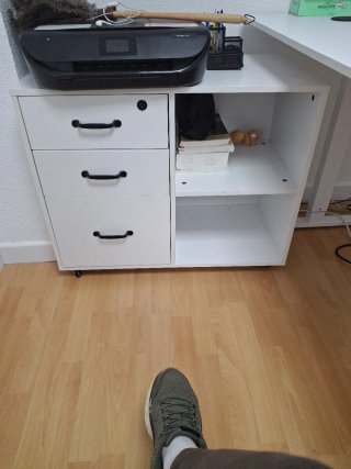 Cajonera Grande Blanca y Negra