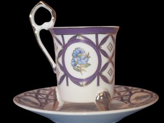 Coppia tazzine Venezia Gold Collection vintage