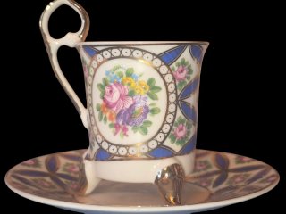 Coppia tazzine Venezia Gold Collection vintage