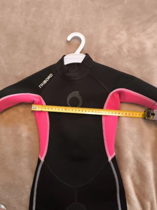 Neopreno niña Tribord negro y rosa
