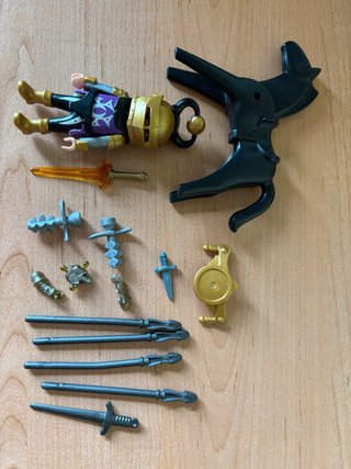 Playmobil Guerrero con Armadura y Accesorios