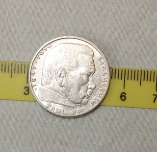 2 Reichsmark 1939 plata .652