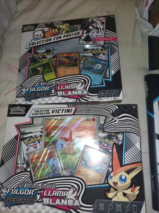 Colección Cartas Pokémon Fulgor Llama Negra