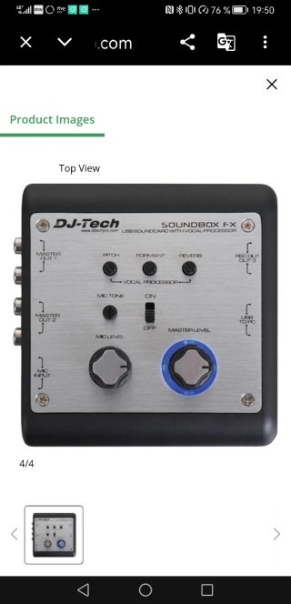 DJ-Tech Soundbox FX Mesa de Sonido
