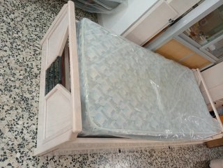 Cama nido de madera y colchónes de 90" de Ocasión