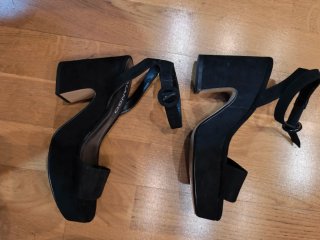 Sandalia tacón plataforma Mango Talla 36