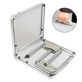 Mesa Plegable Aluminio + 4 Taburetes