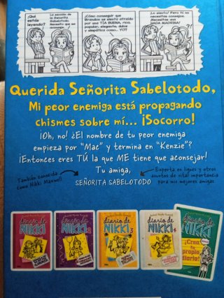 Dos libros de Nikki