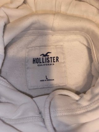 Sudadera Hollister Mujer Blanca