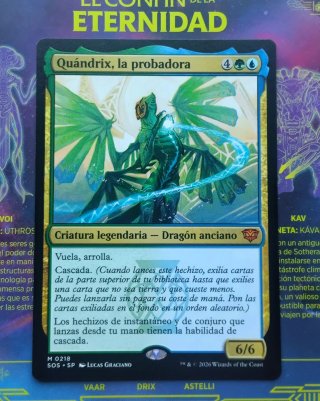 Carta de Magic: Quándrix, la probadora