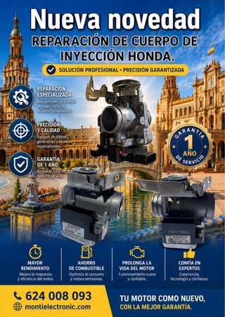 Reparación de cuerpos inyección honda