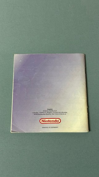Manual Guia ORIGINAL Pokemon Cristal GameBoy Color