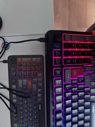 MSI Teclado Gaming MSI RGB Negro Multicolor