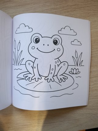 Libro infantil para colorear.