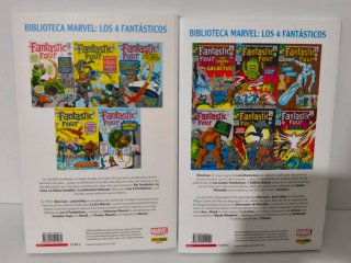 Biblioteca marvel los 4 fantásticos 1 a 10