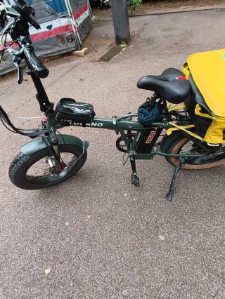 Bicicleta eléctrica plegable Glovo