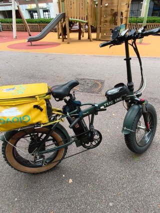 Bicicleta eléctrica plegable Glovo