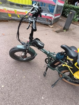 Bicicleta eléctrica plegable Glovo