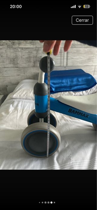Bici infantil sin pedales BAMMAX azul