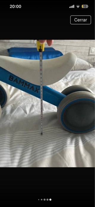Bici infantil sin pedales BAMMAX azul