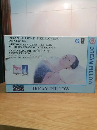 Almohada viscoelástica ergonómica ortopédica