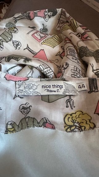 Vestido Noce Things estampado talla 44