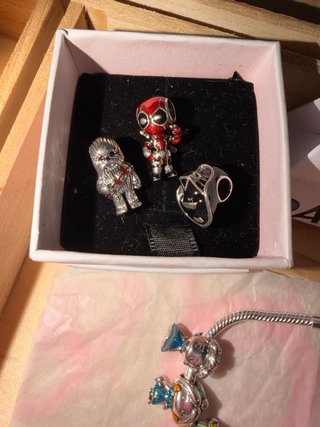 Pulsera y Charms Pandora de Plata de Ley