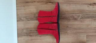 Botas Zíngaro Talla 35 Rojas