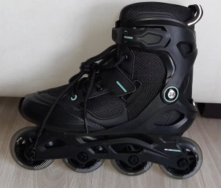 Patines Línea Adulto Oxelo  FIT100 Negro. N°38