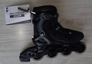 Patines Línea Adulto Oxelo  FIT100 Negro. N°38