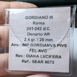 Denario Gordiano III 241-242 d.C.