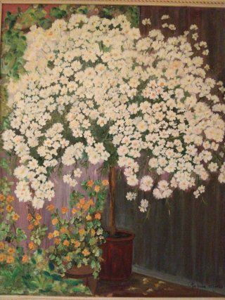 Óleo original Pepita Moro floral