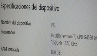 PC Intel G4560 + Nvidia GT 210 1GB