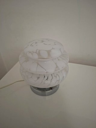 Lampada vintage vetro e metallo