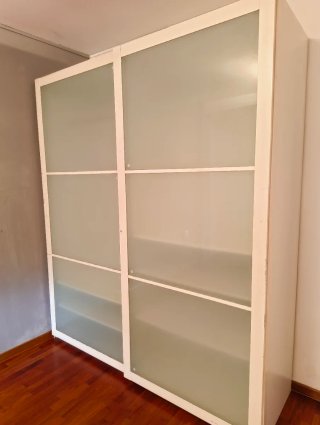 Armario ropero puertas correderas blanco