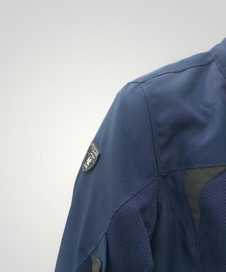 CHAQUETA DE MOTO VQUATRO DESIGN AZUL/ROSA TALLA L