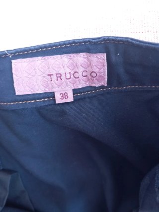 Falda Trucco azul cremallera delantera