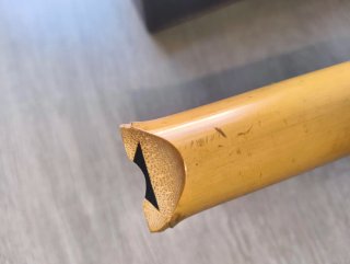 Shakuhachi japonés 1.8 Re (D) Madake con estuche