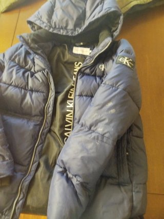 Anorak Calvin Klein Talla 16 Azul