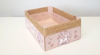 Caja Decorada Infantil Niña